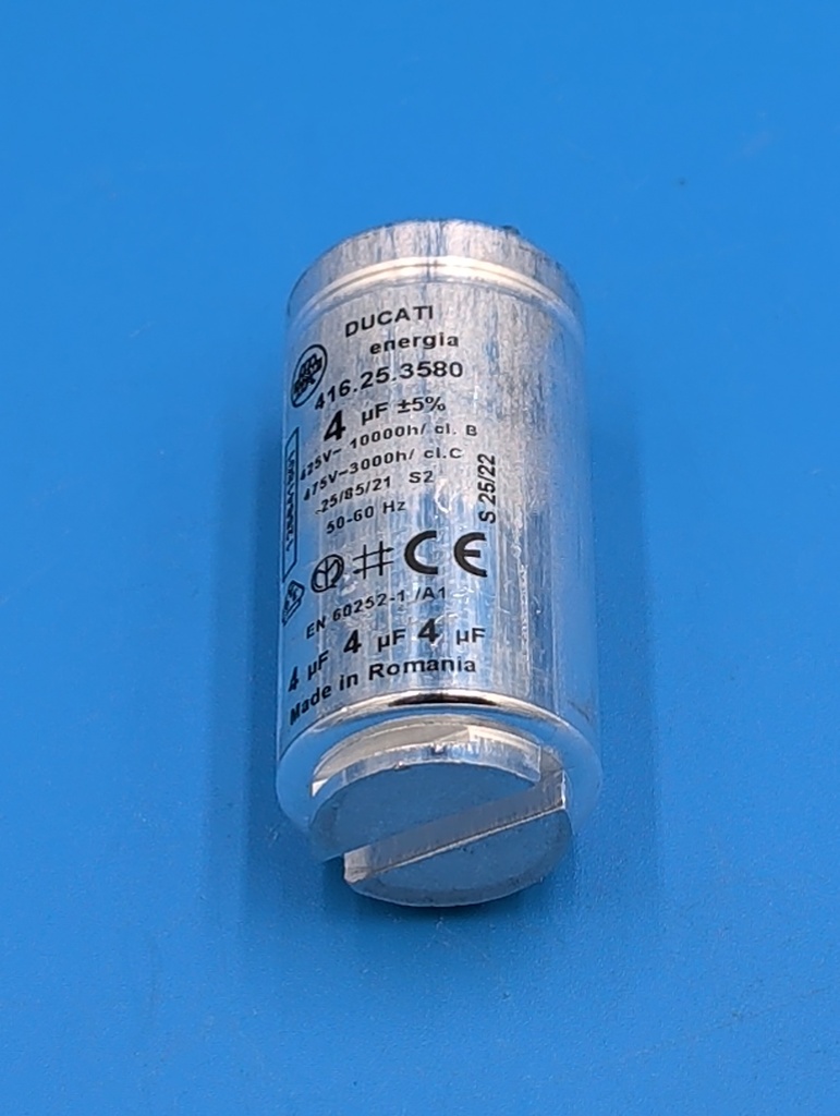 CAPAC 4UF 425V 2PIN MOT&FAN 8581256418014